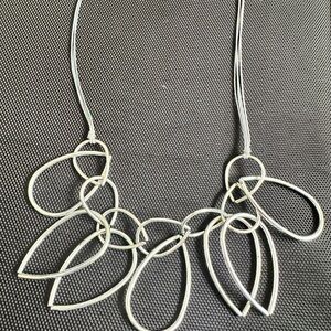 Plunder Silver Botanical Necklace